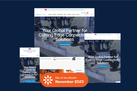 Smiths Interconnect site 3 screen mockup