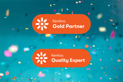 Kentico Gold Partner and Quality Expert logos