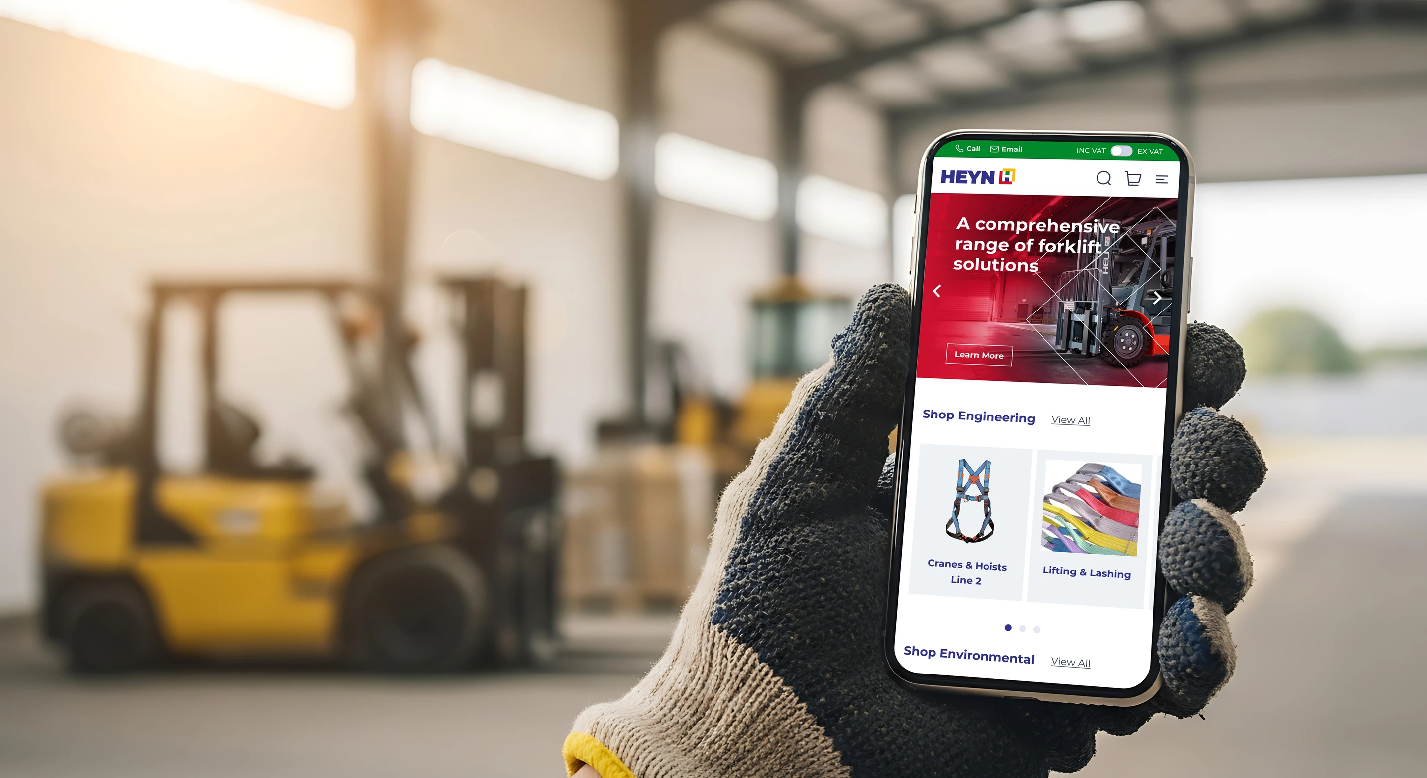 Heyn - Feature - Forklift Glove Mobile