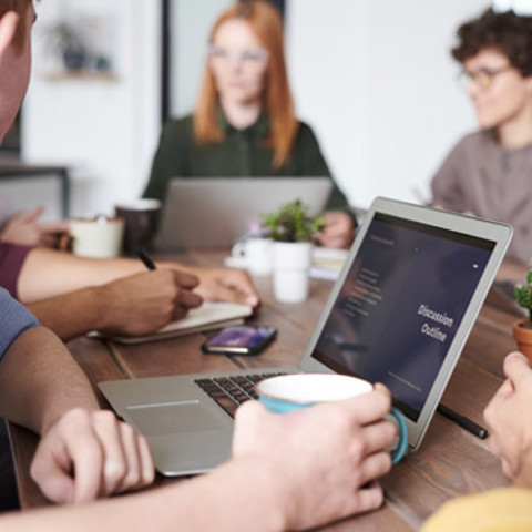 People in a Team Meeting