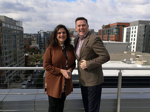 Caterina Luppi (CIO, DC-Bar) & Adrian Bradley (MD, i3 Digital)